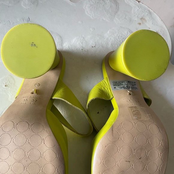 Women's Lime Green Mules - Picture 14 of 16